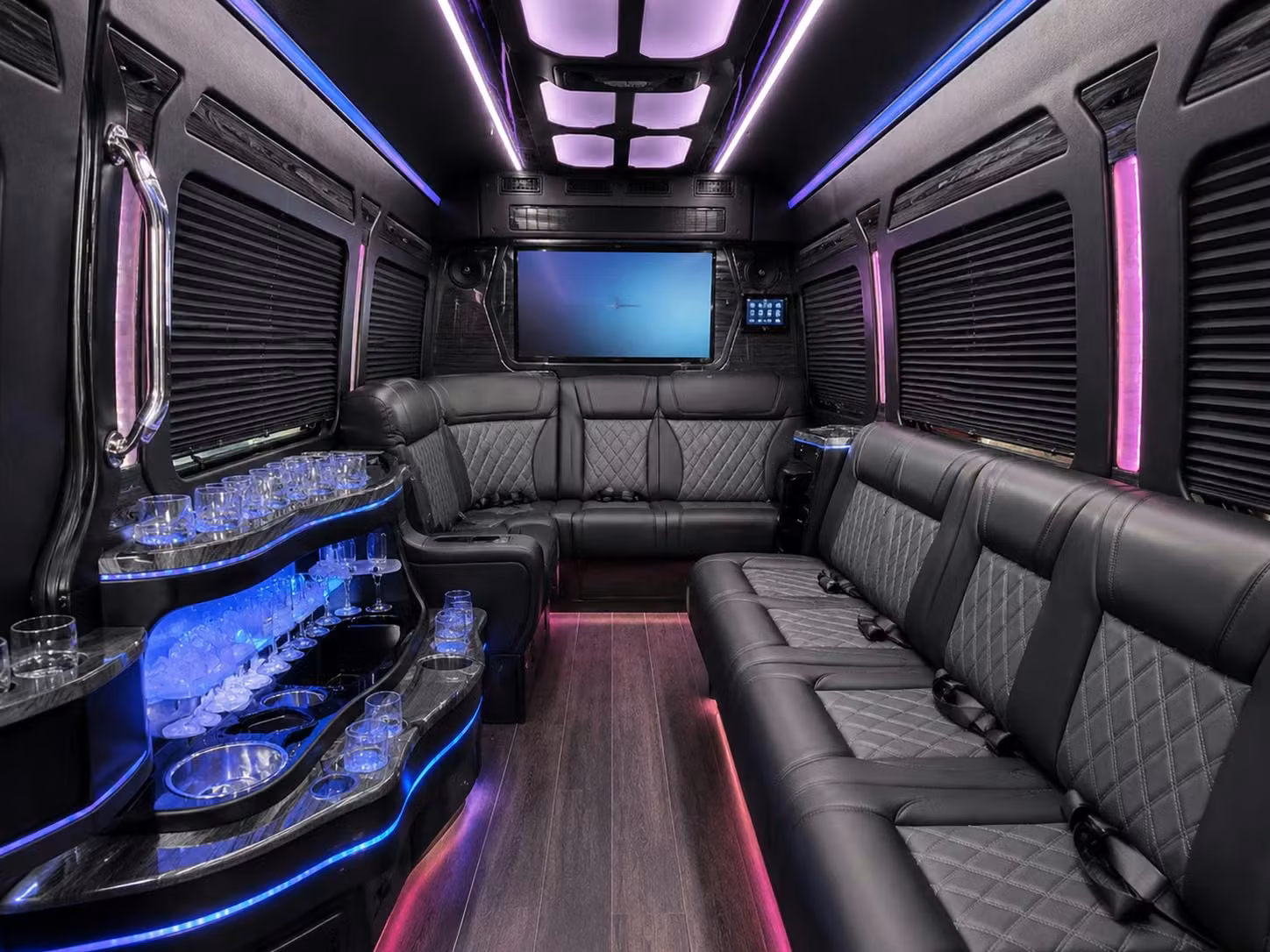 prom dinner and after party shuttles in richardson keep the night rolling