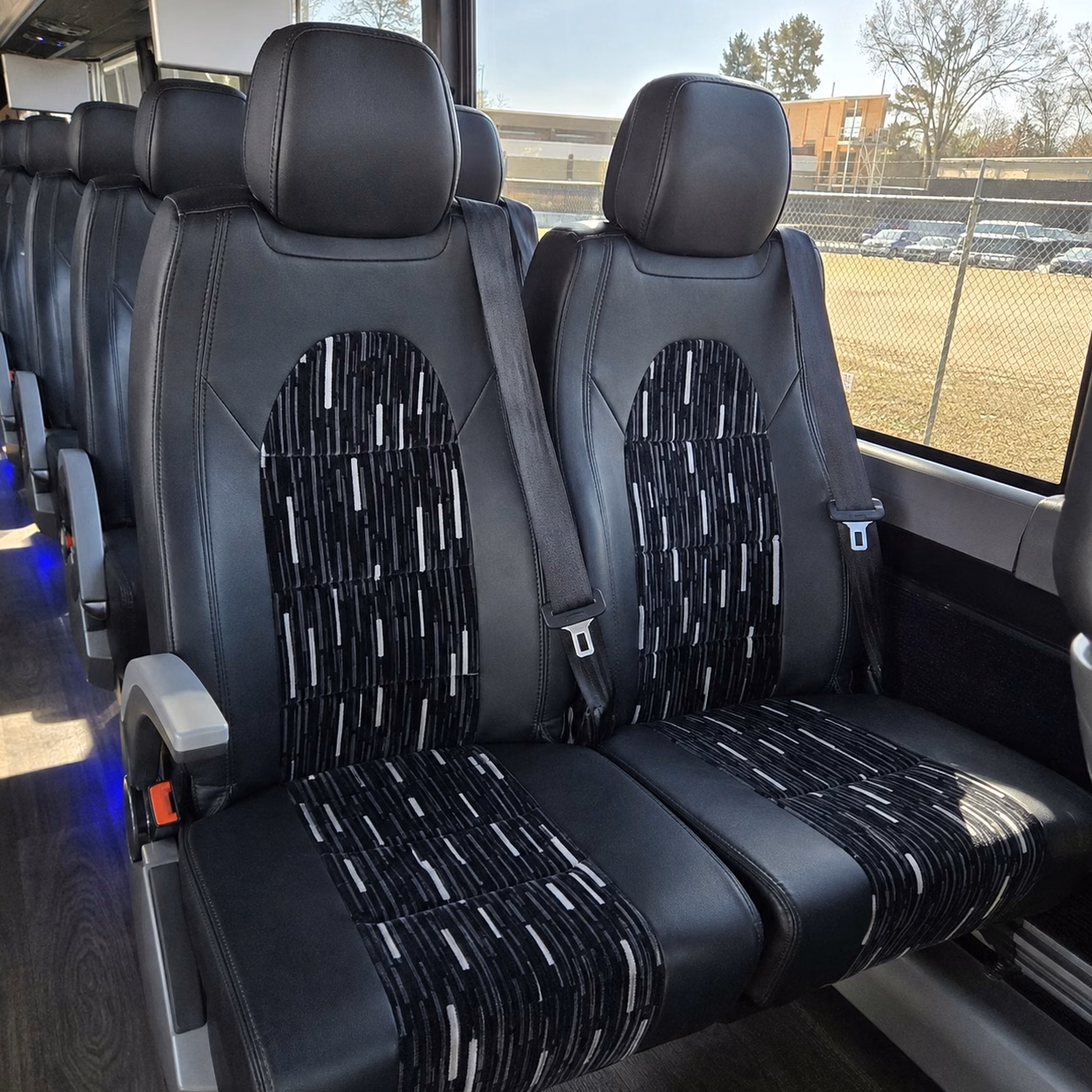 richardson charter bus rental interior
