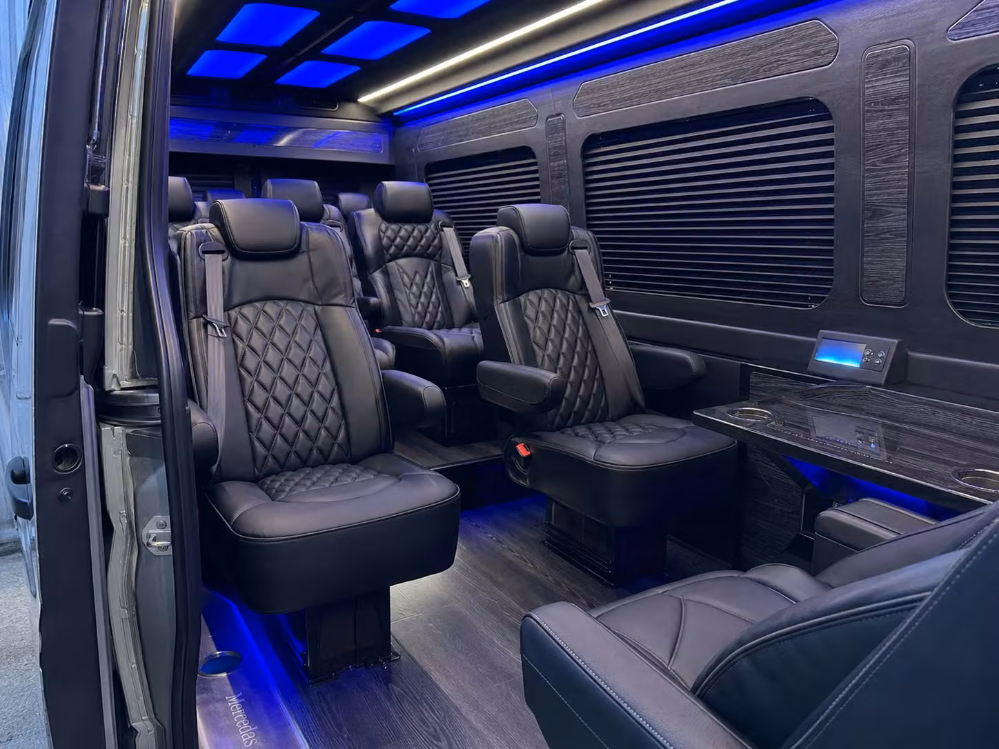 sprinter van transportation for groups and events across richardson